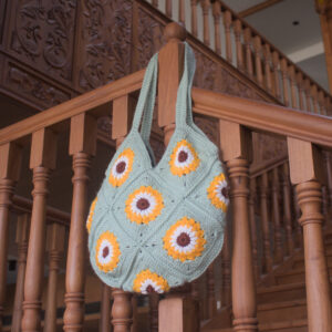 Sunburst Bloom Crochet Sling - Large