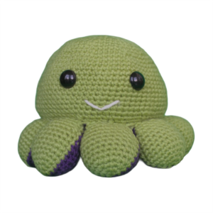 Flippy the Reversible Octopus - Green/Purple